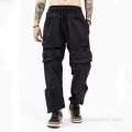 Oem Men's Loose Solid Color Multi-Pocket Pants Wholesale